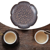 Maxbell Rustic Tea Coaster Traditional Place Mat Decoration Drinks Cup Tray Brass Hexagon Bronze