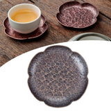 Maxbell Rustic Tea Coaster Traditional Place Mat Decoration Drinks Cup Tray Brass Hexagon Bronze