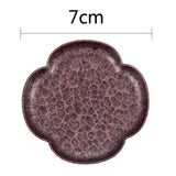 Maxbell Rustic Tea Coaster Traditional Place Mat Decoration Drinks Cup Tray Brass Four Sides Copper