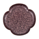 Maxbell Rustic Tea Coaster Traditional Place Mat Decoration Drinks Cup Tray Brass Four Sides Copper