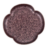 Maxbell Rustic Tea Coaster Traditional Place Mat Decoration Drinks Cup Tray Brass Four Sides Copper