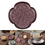 Maxbell Rustic Tea Coaster Traditional Place Mat Decoration Drinks Cup Tray Brass Four Sides Copper