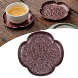 Maxbell Rustic Tea Coaster Traditional Place Mat Decoration Drinks Cup Tray Brass Four Sides Copper
