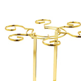 Maxbell 1 Pack Cup Drying Rack 6 Hook Glasses Holder Stainless Steel for Home Bar