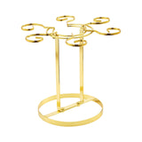 Maxbell 1 Pack Cup Drying Rack 6 Hook Glasses Holder Stainless Steel for Home Bar