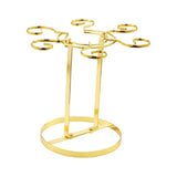 Maxbell 1 Pack Cup Drying Rack 6 Hook Glasses Holder Stainless Steel for Home Bar
