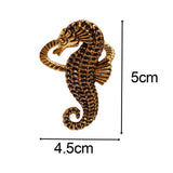 Maxbell Napkin Rings Adornment Sea Animal Delicate for Thanksgiving Favors Decor Hippocampus