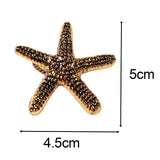 Maxbell Napkin Rings Adornment Sea Animal Delicate for Thanksgiving Favors Decor Sea Star