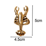 Maxbell Napkin Rings Adornment Sea Animal Delicate for Thanksgiving Favors Decor Lobster