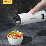 Maxbell Electric Tea Kettle Portable Fast Heating Temps Control for Travel Camping with Screw Lid