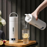 Maxbell Electric Tea Kettle Portable Fast Heating Temps Control for Travel Camping with Screw Lid