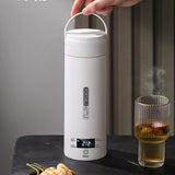 Maxbell Electric Tea Kettle Portable Fast Heating Temps Control for Travel Camping with Screw Lid
