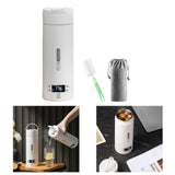 Maxbell Electric Tea Kettle Portable Fast Heating Temps Control for Travel Camping with Buckle Lid