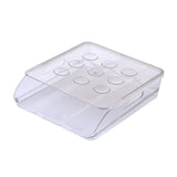 Maxbell egg Box Stackable Slide Design Automatic Rolling for Refrigerator 1 Layer