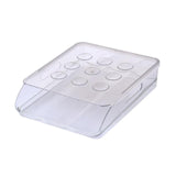 Maxbell egg Box Stackable Slide Design Automatic Rolling for Refrigerator 1 Layer
