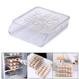 Maxbell egg Box Stackable Slide Design Automatic Rolling for Refrigerator 1 Layer