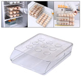 Maxbell egg Box Stackable Slide Design Automatic Rolling for Refrigerator 1 Layer