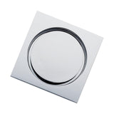 Maxbell Multifunction Shower Floor Drain Square Reusable for Bathroom Shower Drains Silver