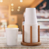 Maxbell Cup Dispenser Storage Organizer Stable Portable for Party Household Counter 1 Slot 7.8cm