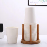 Maxbell Cup Dispenser Storage Organizer Stable Portable for Party Household Counter 1 Slot 7.8cm