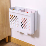 Maxbell Portable Folding Dirty Clothes Hamper Container Wall Mounted Convenient