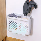 Maxbell Portable Folding Dirty Clothes Hamper Container Wall Mounted Convenient