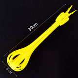Maxbell Manual Egg Beater Whisk Salad Stirrer Versatile for Mixing Stirring Baking Yellow