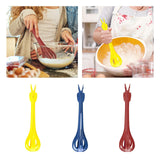Maxbell Manual Egg Beater Whisk Salad Stirrer Versatile for Mixing Stirring Baking Yellow