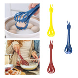 Maxbell Manual Egg Beater Whisk Salad Stirrer Versatile for Mixing Stirring Baking Yellow