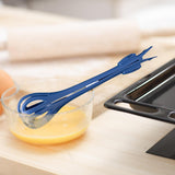 Maxbell Manual Egg Beater Whisk Salad Stirrer Versatile for Mixing Stirring Baking Blue