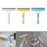 Maxbell Glass Clean Tool Window Scrubber Squeegee for Bathroom Shower Door White