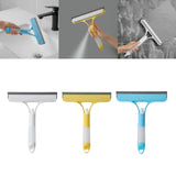 Maxbell Glass Clean Tool Window Scrubber Squeegee for Bathroom Shower Door White