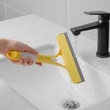 Maxbell Glass Clean Tool Window Scrubber Squeegee for Bathroom Shower Door White