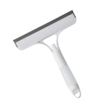 Maxbell Glass Clean Tool Window Scrubber Squeegee for Bathroom Shower Door White