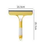 Maxbell Glass Clean Tool Window Scrubber Squeegee for Bathroom Shower Door Yellow