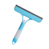 Maxbell Glass Clean Tool Window Scrubber Squeegee for Bathroom Shower Door Blue