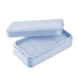 Maxbell Rings Display Holder with Lid for Women Girls Dress Tables Cabinets Drawer Blue