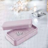Maxbell Rings Display Holder with Lid for Women Girls Dress Tables Cabinets Drawer Violet