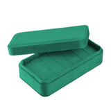Maxbell Rings Display Holder with Lid for Women Girls Dress Tables Cabinets Drawer Green