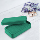 Maxbell Rings Display Holder with Lid for Women Girls Dress Tables Cabinets Drawer Green