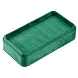 Maxbell Rings Display Holder with Lid for Women Girls Dress Tables Cabinets Drawer Green