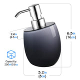 Maxbell Acrylic Soap Dispenser with Pump Multipurpose Portable for Bathroom Cosmetic