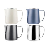 Maxbell Milk Frothing Pitcher Milk Mug Espresso Steaming Cups for Coffee Beige