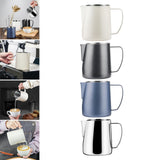 Maxbell Milk Frothing Pitcher Milk Mug Espresso Steaming Cups for Coffee Beige