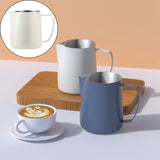 Maxbell Milk Frothing Pitcher Milk Mug Espresso Steaming Cups for Coffee Beige