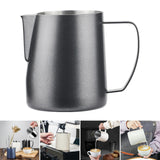 Maxbell Milk Frothing Pitcher Milk Mug Espresso Steaming Cups for Coffee Black