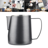 Maxbell Milk Frothing Pitcher Milk Mug Espresso Steaming Cups for Coffee Black