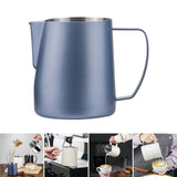 Maxbell Milk Frothing Pitcher Milk Mug Espresso Steaming Cups for Coffee Blue