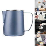 Maxbell Milk Frothing Pitcher Milk Mug Espresso Steaming Cups for Coffee Blue