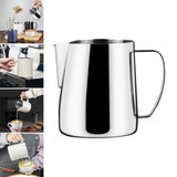 Maxbell Milk Frothing Pitcher Milk Mug Espresso Steaming Cups for Coffee Argent